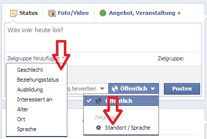 Facebook Zielgruppe