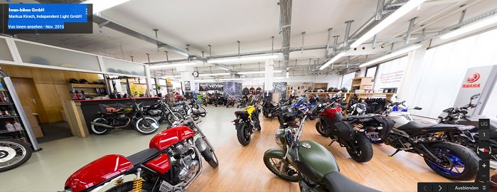 Google Panoramabilder Motorrad Laden