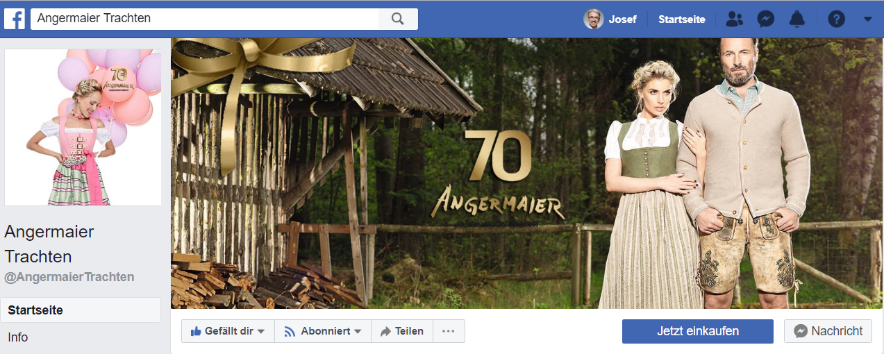 Facebook Ads für Trachtenmode