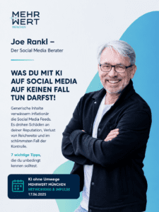 Social Media Vortrag Joe Rankl, Der Social Media Berater Müncheh