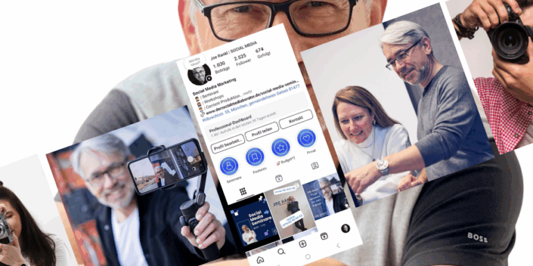 Instagram neue Profilansicht im Hochformat